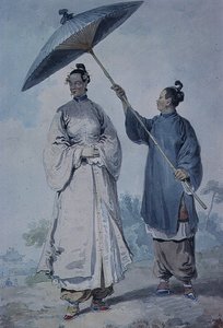 中国女士与服务员 作者 威廉·亚历山大